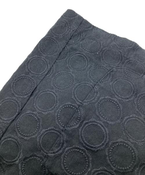 TSUHARU by samansa Mos2（ツハル バイ サマンサモスモス）TSUHARU by samansa Mos2 (ツハル バイ サマンサモスモス) リングタイル刺繍テーラードジャケット ブラック サイズ:Fの古着・服飾アイテム