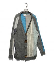 Dulcamara（ドゥルカマラ）の古着「異素材ロングカーディガン」｜グレー