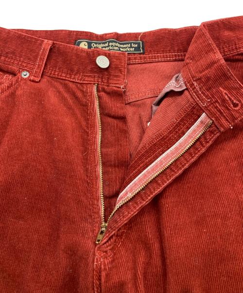 CarHartt（カーハート）CarHartt (カーハート) コーデュロイパンツ レッド サイズ:78.5cm(W31)の古着・服飾アイテム