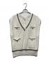 Apuweiser-riche（アプワイザーリッシェ）の古着「ニットベスト」｜ホワイト