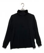MAISON SPECIALメゾンスペシャル）の古着「Over Turtle Neck Long Sleeve T-Shirt」｜ブラック