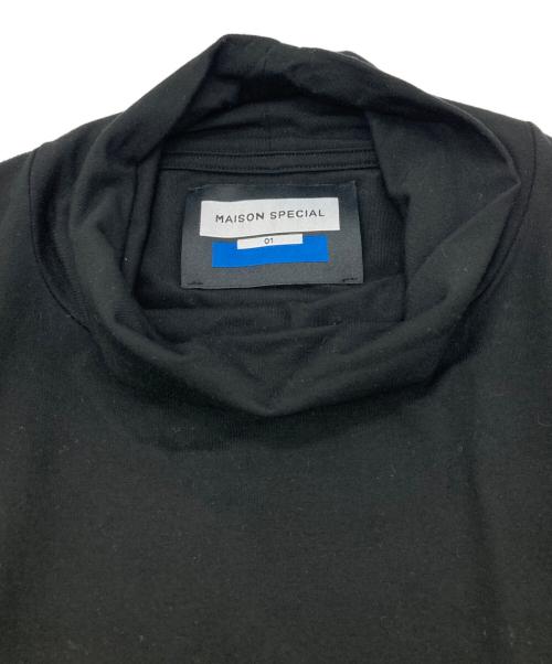 MAISON SPECIAL（メゾンスペシャル）MAISON SPECIAL (メゾンスペシャル) Over Turtle Neck Long Sleeve T-Shirt ブラック サイズ:01の古着・服飾アイテム