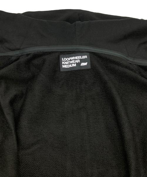 LOOPWHEELER（ループウィラー）LOOPWHEELER (ループウィラー) ウォシャブルウール100%ジップアップフーディ ブラック サイズ:Ｍの古着・服飾アイテム