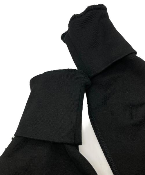 LOOPWHEELER（ループウィラー）LOOPWHEELER (ループウィラー) ウォシャブルウール100%ジップアップフーディ ブラック サイズ:Ｍの古着・服飾アイテム