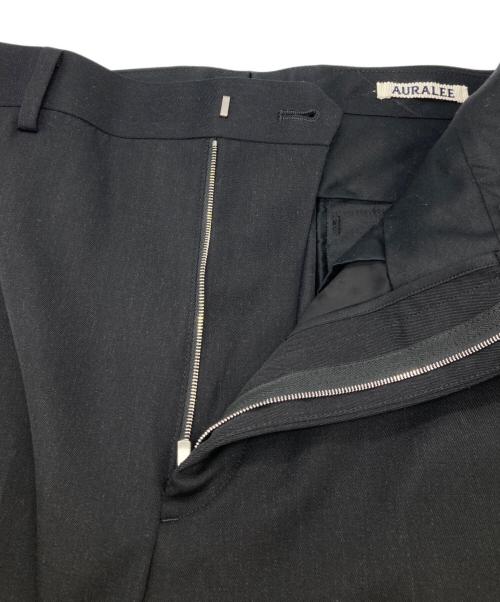 AURALEE（オーラリー）AURALEE (オーラリー) LIGHT WOOL MAX GABARDINE SLACKS ブラック サイズ:3の古着・服飾アイテム