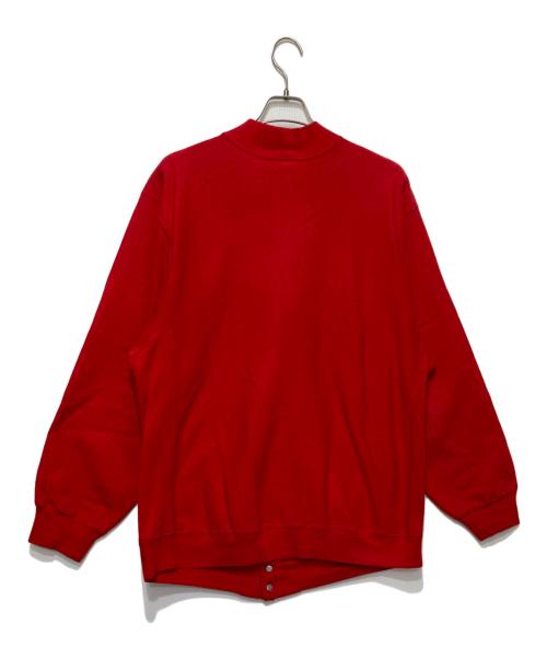 Champion REVERSE WEAVE（チャンピオン リバース ウィーブ）Champion REVERSE WEAVE (チャンピオン リバース ウィーブ) スナップボタンカーディガン レッド サイズ:XLの古着・服飾アイテム