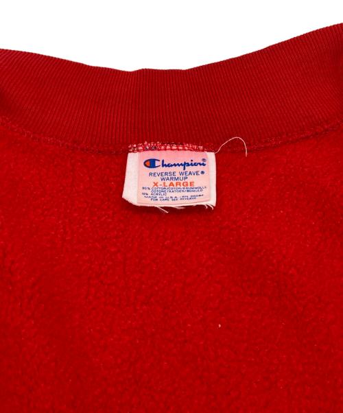 Champion REVERSE WEAVE（チャンピオン リバース ウィーブ）Champion REVERSE WEAVE (チャンピオン リバース ウィーブ) スナップボタンカーディガン レッド サイズ:XLの古着・服飾アイテム