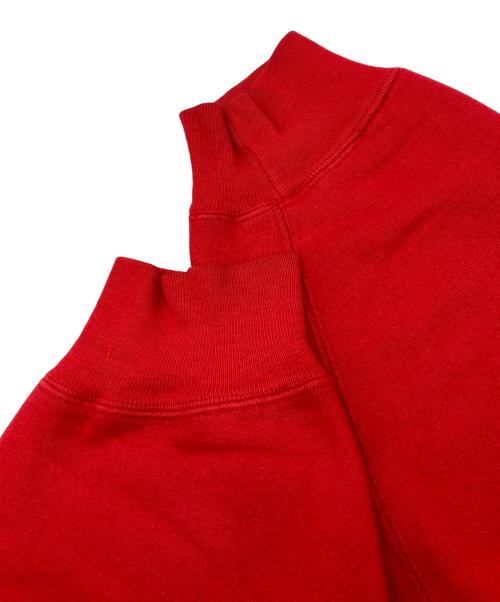 Champion REVERSE WEAVE（チャンピオン リバース ウィーブ）Champion REVERSE WEAVE (チャンピオン リバース ウィーブ) スナップボタンカーディガン レッド サイズ:XLの古着・服飾アイテム