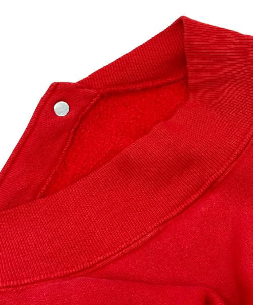 Champion REVERSE WEAVE（チャンピオン リバース ウィーブ）Champion REVERSE WEAVE (チャンピオン リバース ウィーブ) スナップボタンカーディガン レッド サイズ:XLの古着・服飾アイテム