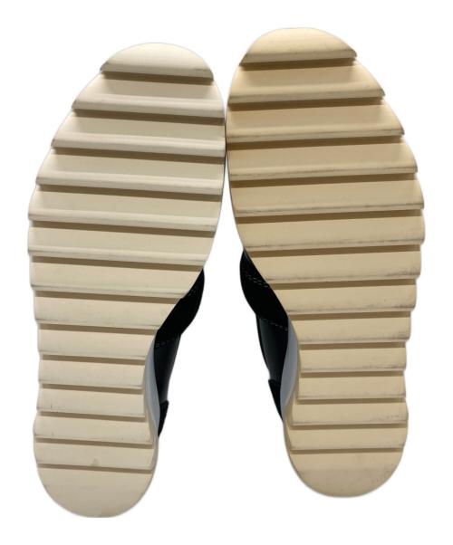 FACETASM（ファセッタズム）FACETASM (ファセッタズム) シャークソールローファー ブラック×ホワイト サイズ:23の古着・服飾アイテム