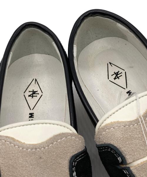 FACETASM（ファセッタズム）FACETASM (ファセッタズム) シャークソールローファー ブラック×ホワイト サイズ:23の古着・服飾アイテム