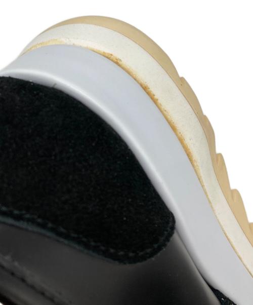 FACETASM（ファセッタズム）FACETASM (ファセッタズム) シャークソールローファー ブラック×ホワイト サイズ:23の古着・服飾アイテム