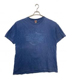 HARLEY-DAVIDSON（ハーレーダビッドソン）の古着「オールドプリントTシャツ」｜ネイビー