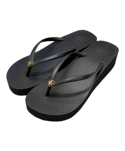 TORY BURCH（トリーバーチ）TORY BURCH (トリーバーチ) 厚底サンダル ブラック サイズ:6の古着・服飾アイテム