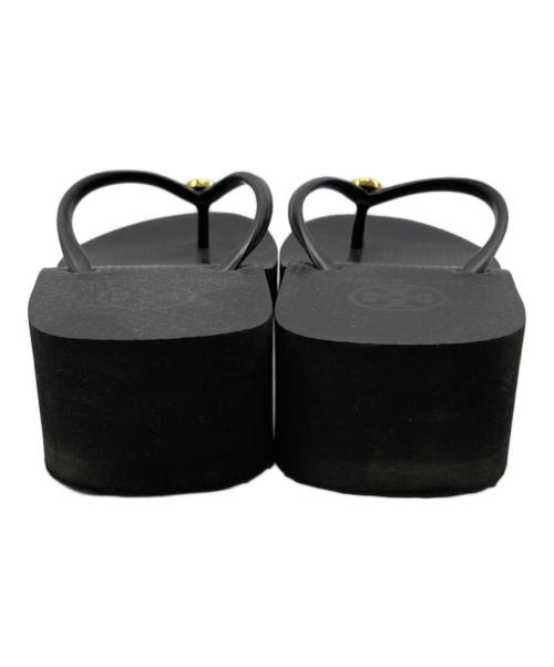 TORY BURCH（トリーバーチ）TORY BURCH (トリーバーチ) 厚底サンダル ブラック サイズ:6の古着・服飾アイテム