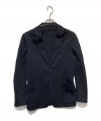 TOMORROW LANDトゥモローランド）の古着「コットンコンプレッサー 2Bテーラードジャケット」｜ネイビー