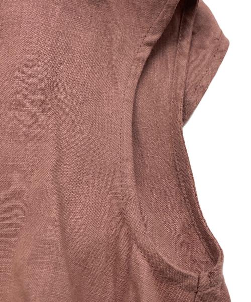 ARPEGE STORY（アルページュストーリー）ARPEGE STORY (アルページュストーリー) リネンブラウス ブラウン サイズ:1の古着・服飾アイテム