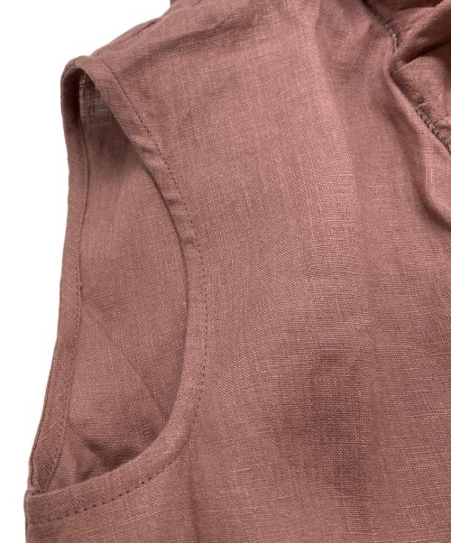 ARPEGE STORY（アルページュストーリー）ARPEGE STORY (アルページュストーリー) リネンブラウス ブラウン サイズ:1の古着・服飾アイテム