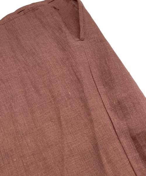 ARPEGE STORY（アルページュストーリー）ARPEGE STORY (アルページュストーリー) リネンブラウス ブラウン サイズ:1の古着・服飾アイテム