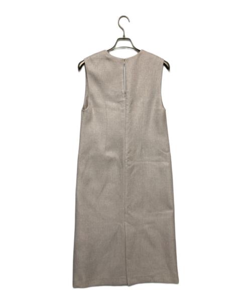 JUSGLITTY（ジャスグリッティー）JUSGLITTY (ジャスグリッティー) 切り替えパイピングジャンスカ ベージュ 未使用品の古着・服飾アイテム