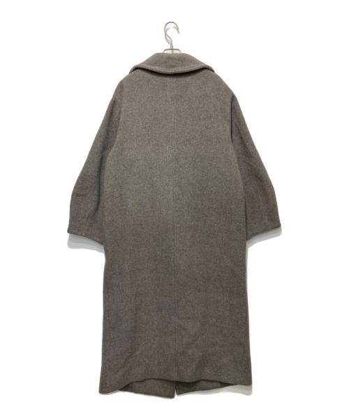 CLANE（クラネ）CLANE (クラネ) UP NECK OVER DOUBLE COAT グレー サイズ:1の古着・服飾アイテム