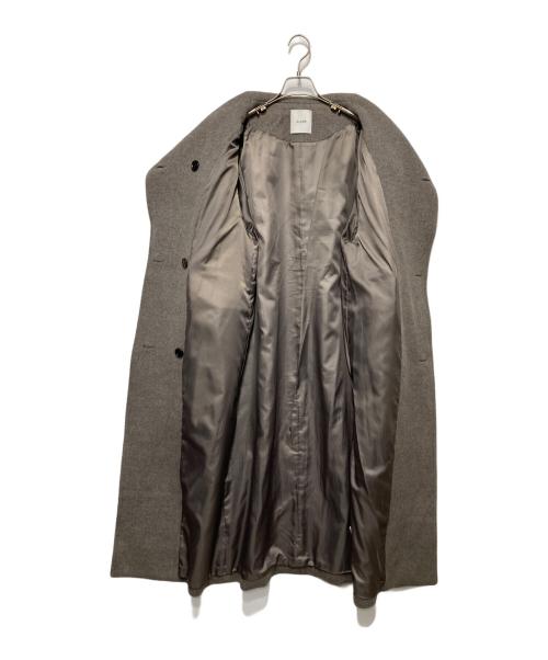 CLANE（クラネ）CLANE (クラネ) UP NECK OVER DOUBLE COAT グレー サイズ:1の古着・服飾アイテム