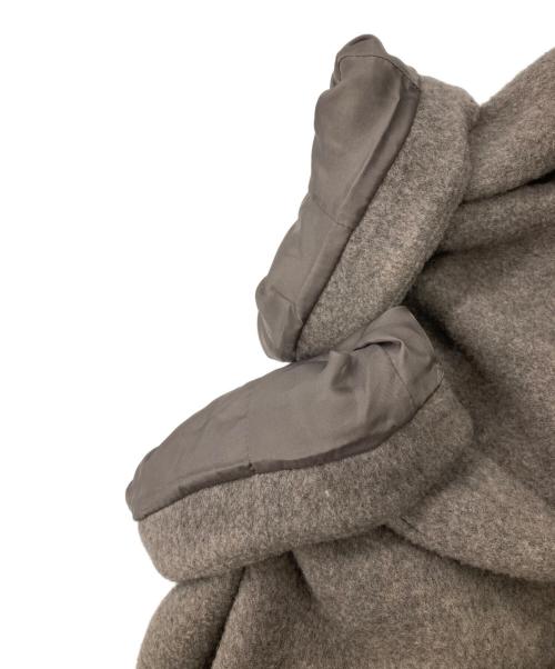 CLANE（クラネ）CLANE (クラネ) UP NECK OVER DOUBLE COAT グレー サイズ:1の古着・服飾アイテム