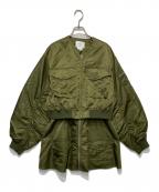 Ameriアメリ）の古着「24ss MODERN MILITARY SET JACKET」｜グリーン
