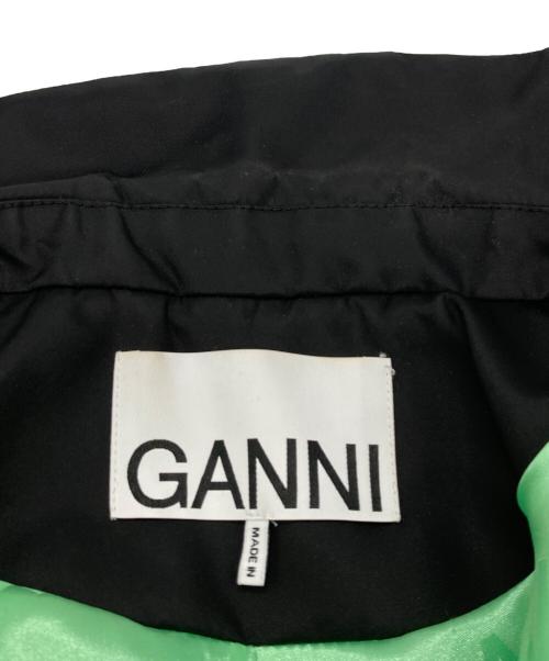 GANNI（ガニー）GANNI (ガニー) オーバーサイズ2Bナイロンテーラードジャケット ブラック サイズ:S/Mの古着・服飾アイテム