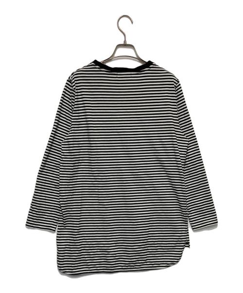 MACPHEE（マカフィー）MACPHEE (マカフィー) ボーダーカットソー ホワイト×ブラック サイズ:Sの古着・服飾アイテム