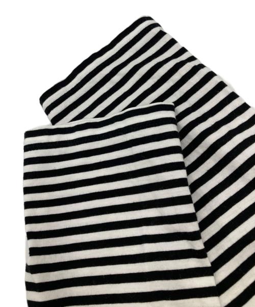 MACPHEE（マカフィー）MACPHEE (マカフィー) ボーダーカットソー ホワイト×ブラック サイズ:Sの古着・服飾アイテム