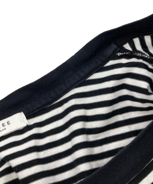 MACPHEE（マカフィー）MACPHEE (マカフィー) ボーダーカットソー ホワイト×ブラック サイズ:Sの古着・服飾アイテム