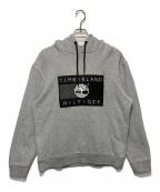 Timberland×TOMMY HILFIGERティンバーランド×トミーヒルフィンガー）の古着「プルオーバーパーカー」｜グレー