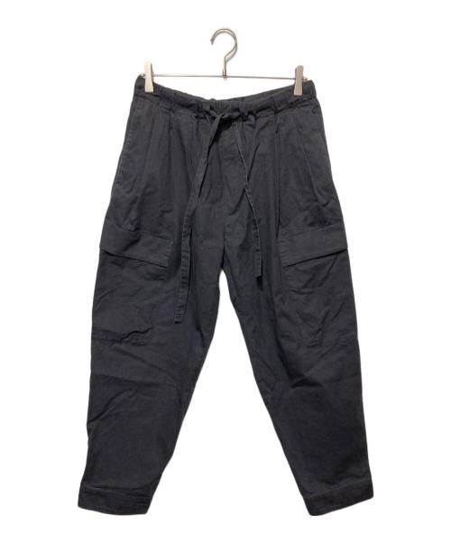 LOOPE（ルーペ）LOOPE (ルーペ) 2タックイージーカーゴパンツ ブラック サイズ:11の古着・服飾アイテム