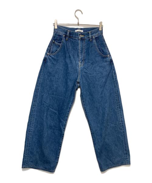 ASTRAET（アストラット）ASTRAET (アストラット) COタックワイドデニムパンツ インディゴの古着・服飾アイテム