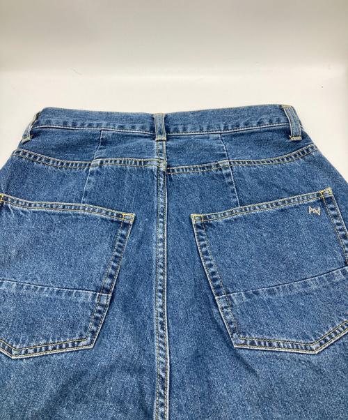 ASTRAET（アストラット）ASTRAET (アストラット) COタックワイドデニムパンツ インディゴの古着・服飾アイテム