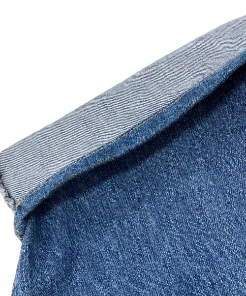 ASTRAET（アストラット）ASTRAET (アストラット) COタックワイドデニムパンツ インディゴの古着・服飾アイテム