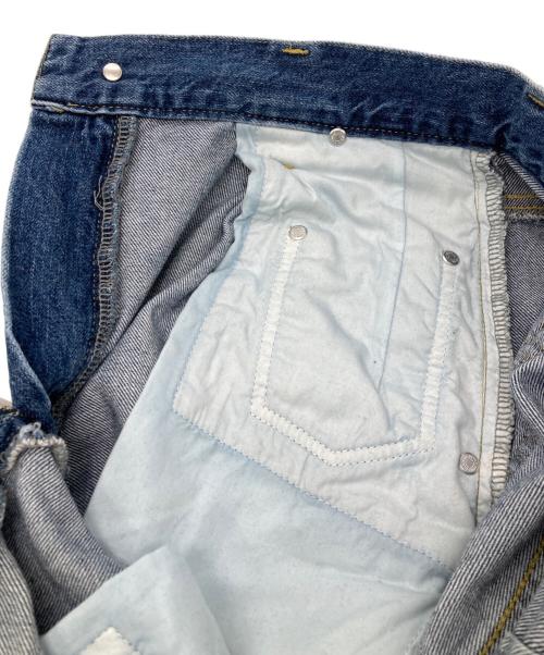 ASTRAET（アストラット）ASTRAET (アストラット) COタックワイドデニムパンツ インディゴの古着・服飾アイテム