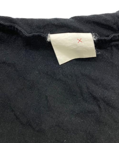 YAECA（ヤエカ）YAECA (ヤエカ) リネンブレンドシャツワンピース ブラック サイズ:MEDIUMの古着・服飾アイテム