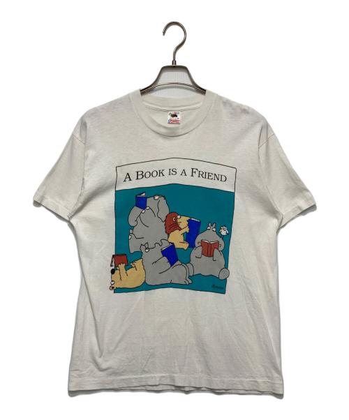 FRUIT OF THE LOOM（フルーツオブザルーム）FRUIT OF THE LOOM (フルーツオブザルーム) オールドプリントTシャツ ホワイト サイズ:Lの古着・服飾アイテム