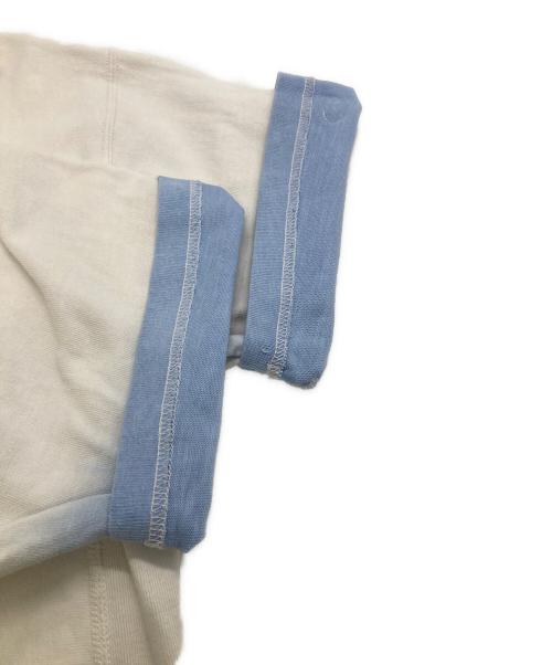 Champion（チャンピオン）Champion (チャンピオン) グラデーションtシャツ ホワイト×ブルー サイズ:Ｍの古着・服飾アイテム