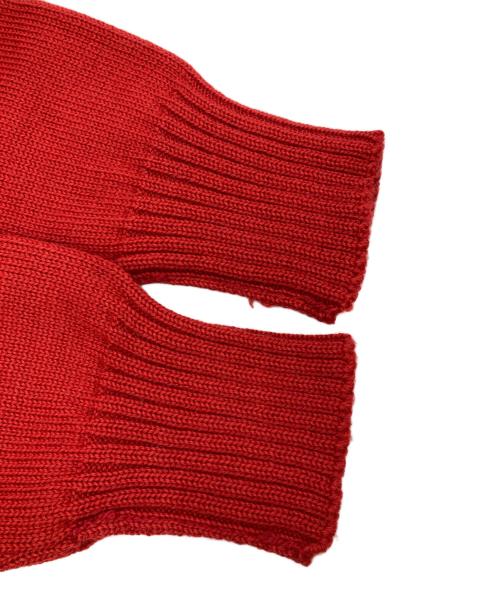 LeTricoteur（ル トリコチュール）LeTricoteur (ル トリコチュール) 英国製ガンジーセーター レッド サイズ:38の古着・服飾アイテム