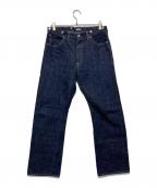 WAREHOUSEウエアハウス）の古着「シンチバックデニムパンツ」｜インディゴ