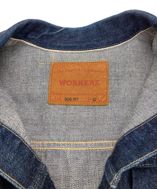 WORKERS（ワーカーズ）WORKERS (ワーカーズ) 806XHデニムジャケット インディゴ サイズ:42の古着・服飾アイテム