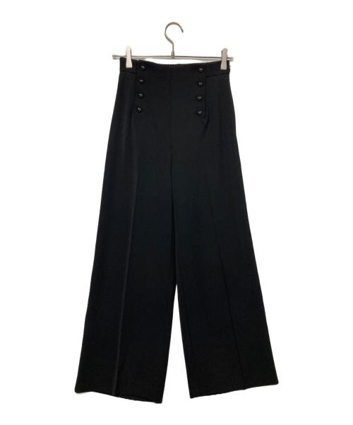 anuans（アニュアンス）anuans (アニュアンス) センタープレスマリンパンツ ブラック サイズ:XSの古着・服飾アイテム