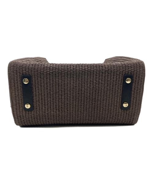 TOMORROW LAND（トゥモローランド）TOMORROW LAND (トゥモローランド) ラフィアトートバッグ ブラウンの古着・服飾アイテム