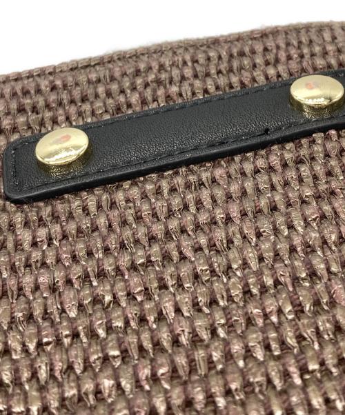 TOMORROW LAND（トゥモローランド）TOMORROW LAND (トゥモローランド) ラフィアトートバッグ ブラウンの古着・服飾アイテム