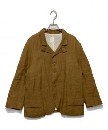 Gauze（ガーゼ）の古着「リネンジャケット」｜ブラウン