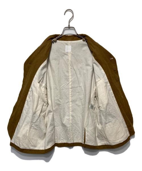Gauze（ガーゼ）Gauze (ガーゼ) リネンジャケット ブラウン サイズ:Freeの古着・服飾アイテム