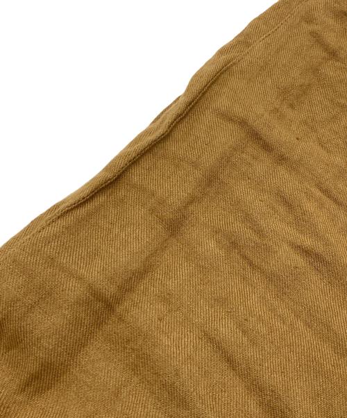 Gauze（ガーゼ）Gauze (ガーゼ) リネンジャケット ブラウン サイズ:Freeの古着・服飾アイテム